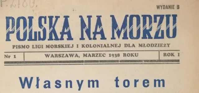 Rok Prasy Morskiej: „Polska na Morzu – pismo dla młodzieży, wyd. B” 1938-1939