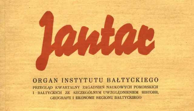 Rok Prasy Morskiej: „Jantar” 1937-1939