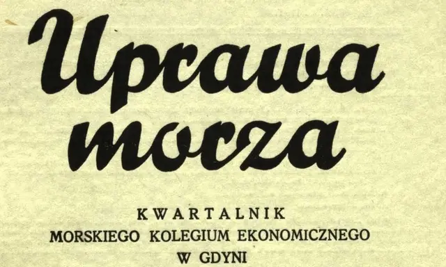 Rok Prasy Morskiej: „Uprawa Morza” 1938-1939