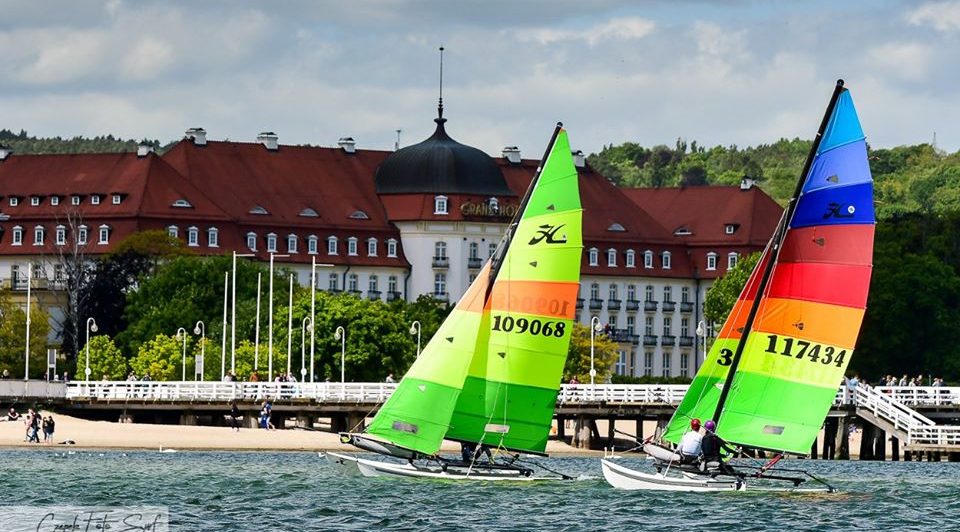 regaty katamaranów Trzy Mola