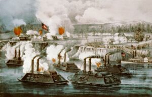bitwy morskie Kampania na Missisipi. Wikipedia.