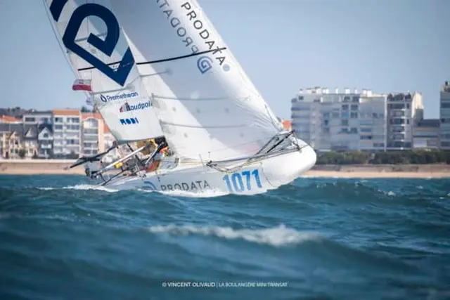 Witold Małecki przed drugim etapem regat Mini Transat