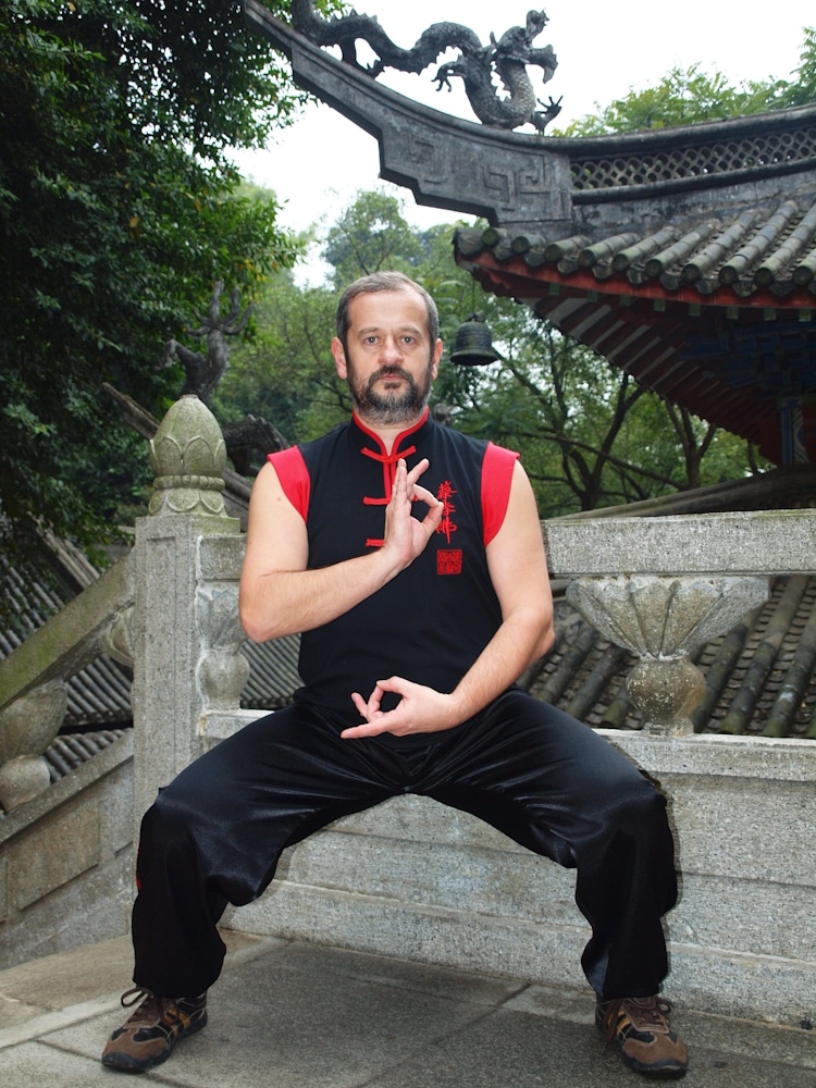 Paweł Czuba jest także instruktorem kungfu