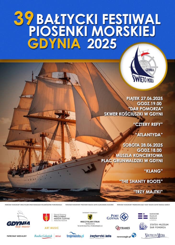 Bałtycki Festiwal Piosenki Morskiej w Gdyni 2025