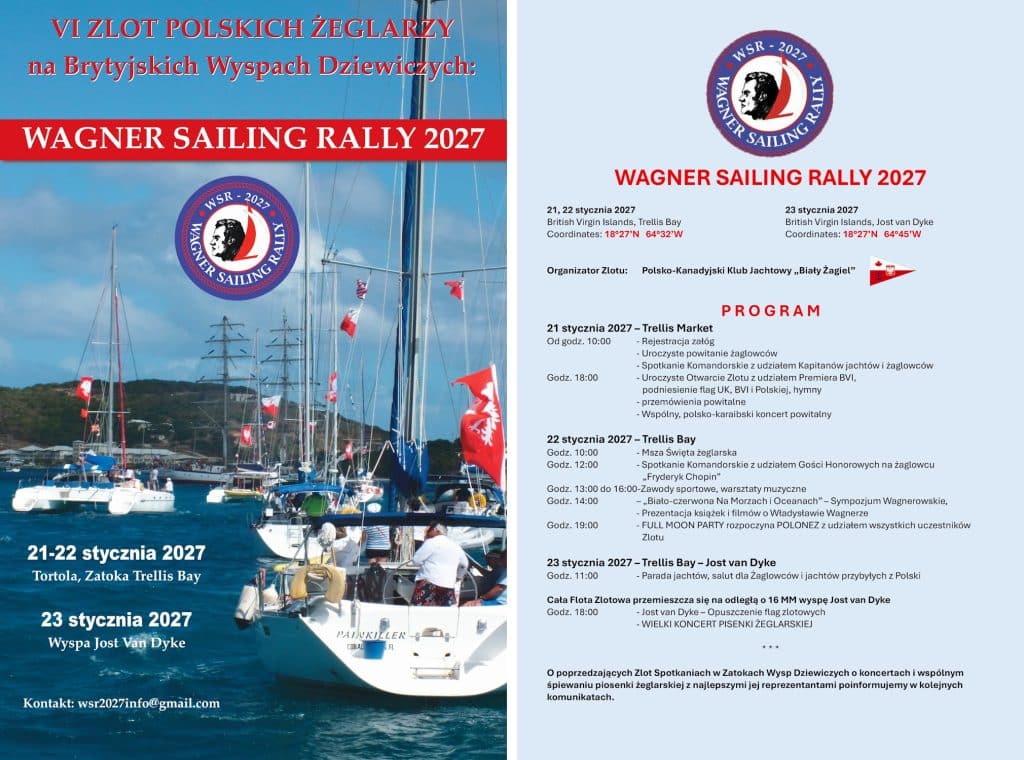 Wagner Sailing Rally 2027 - plakat i program