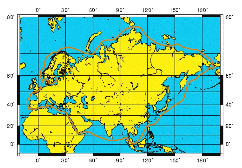 Ekspedycja „Vegi” - mapa wyprawy