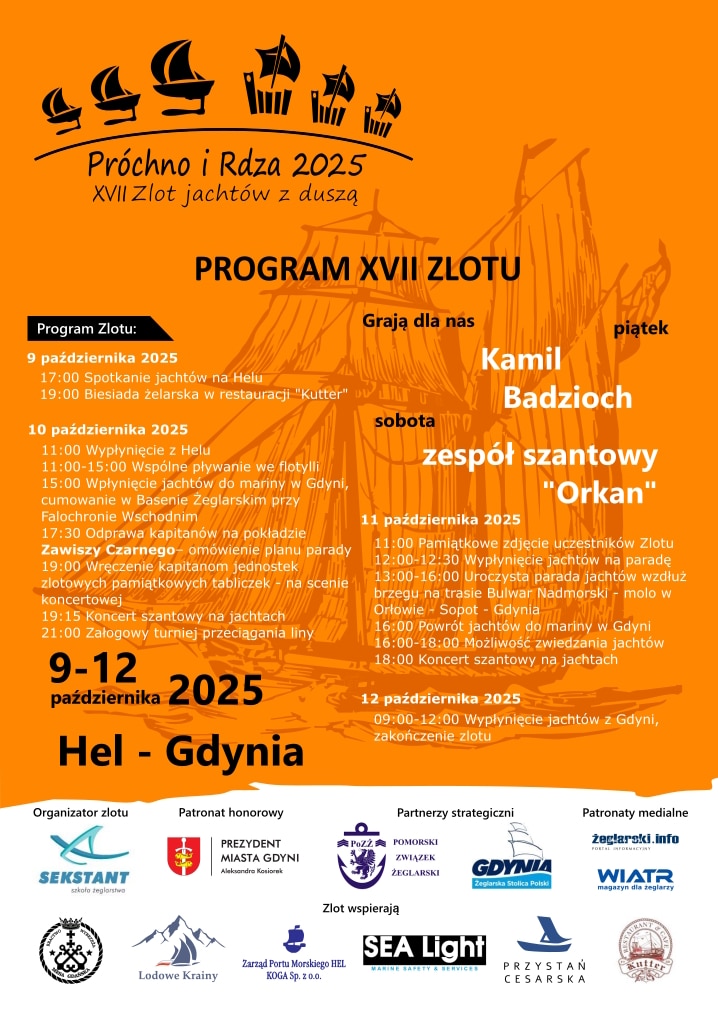 Program zlotu Próchno i Rdza 2025