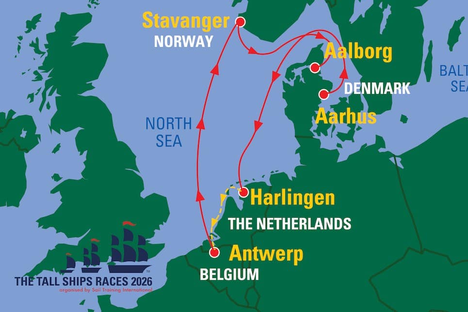 Trasa The Tall Ships Races 2026