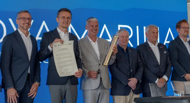 Wmurowano kamień węgielny pod inwestycję Nova Marina Gdynia