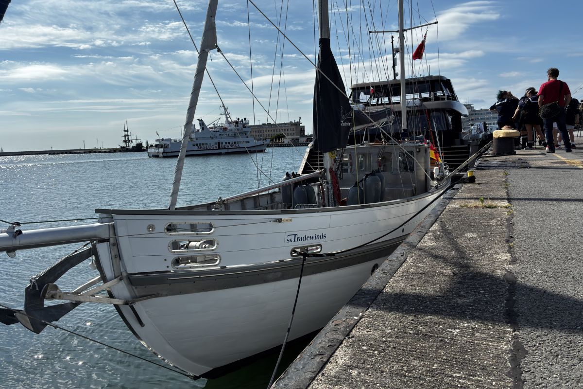 „Tradewinds” - „ex Zjawa III” w Gdyni